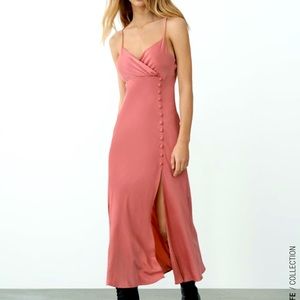Gorgeous satin long, flowey Zara dress
